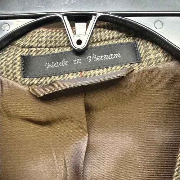 Ralph Lauren Tan and Red Check Blazer Boys Size 16R NWT - Picture 3 of 4